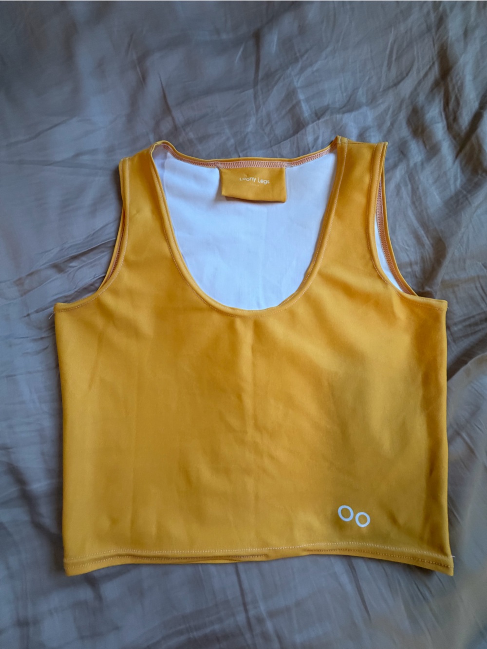 Everyday Scoop Neck Tank Top in Yellow - Lightweight Layering